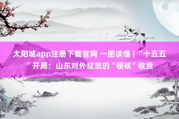 太阳城app注册下载官网 一图读懂 | “十五五”开局：山东对外绽放的“硬核”收货